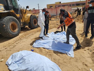 Evidence of torture as nearly 400 bodies found in Gaza mass graves