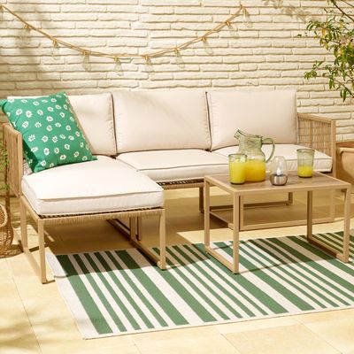 Tesco's designer-look modular sofa set is the star of its returning outdoor living range – and it's less than £300