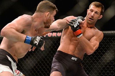 Michael Bisping says he’s down for Luke Rockhold trilogy fight – with a condition