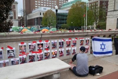 Columbia University Students Protest Israel's War, NYPD Intervenes