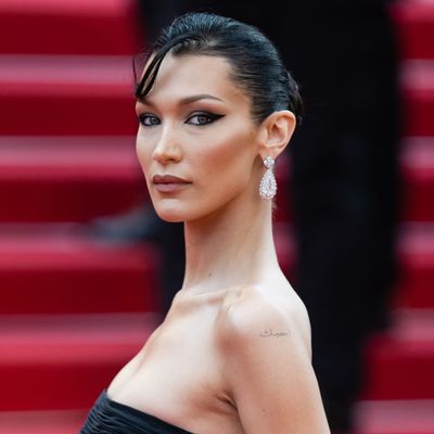 Bella Hadid Goes Nearly Naked to Tease Her New Brand's Launch