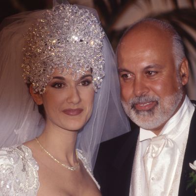Céline Dion Says Her Epic Wedding Tiara Put Her in the Hospital