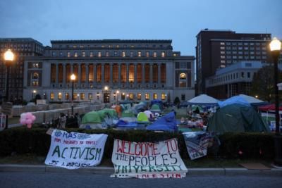 Columbia University President Faces Pressure Over Campus Protests