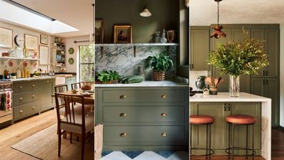 Olive green kitchen cabinets are a huge trend for 2024 – interior designers share how best to embrace this versatile shade