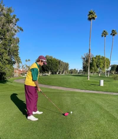 Justin Bieber Showcases Golf Skills With Style And Confidence