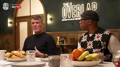 Roy Keane and Ian Wright in heated argument when discussing Bruno Fernandes