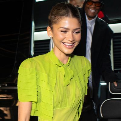 Zendaya Channels 'Challengers' in a Nearly 100-Year-Old Vintage Dress