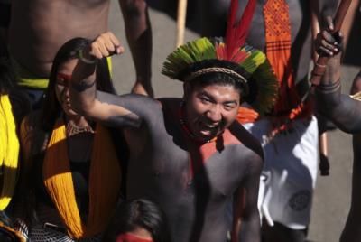 Indigenous Protest In Brazil For Land Rights And Protection