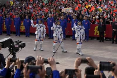 China Launches Shenzhou-18 Crew To Space Station