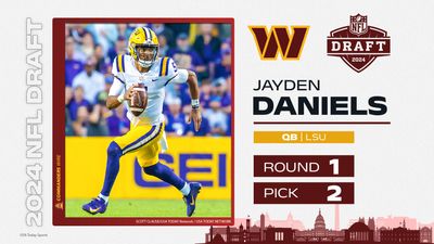 Commanders select QB Jayden Daniels with 2nd pick in NFL draft