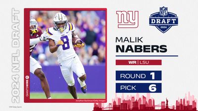 2024 NFL draft: Giants select WR Malik Nabers in Round 1