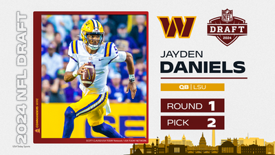 Commanders select LSU QB Jayden Daniels No. 2 overall in the 2024 NFL draft