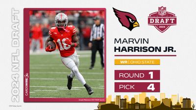 Marvin Harrison Jr. drafted No. 4 by the Arizona Cardinals