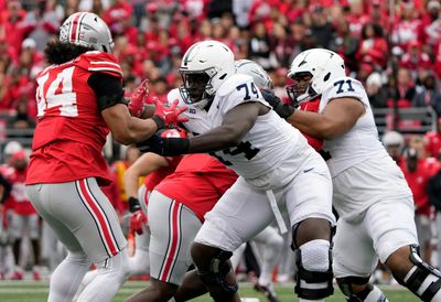 New York Jets select Penn State OT Olumuyiwa Fashanu with the 11th overall pick. Grade: A