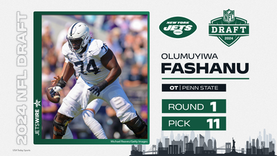 Jets select Penn State offensive tackle Olu Fashanu with 11th pick