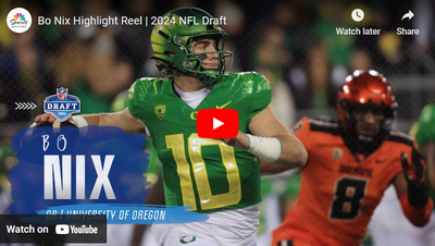 Check out these highlights of new Broncos QB Bo Nix