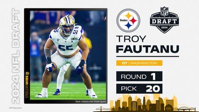 Steelers select OL Troy Fautanu with No. 20 overall pick in 2024 NFL draft