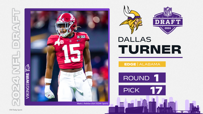 Vikings select EDGE Dallas Turner with 17th overall pick in 2024 NFL Draft