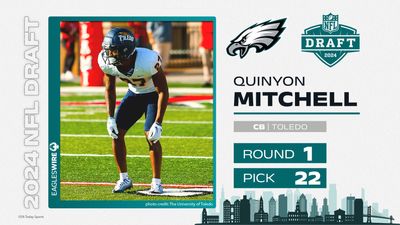 Eagles select CB Quinyon Mitchell with 22nd overall pick in 2024 NFL draft