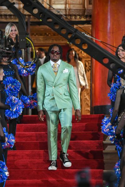 Caleb Williams Shows Off Custom Navy Suit: The Best Red Carpet Style at the NFL Draft