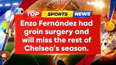 Chelsea Midfielder Enzo Fernández To Miss Rest Of Season