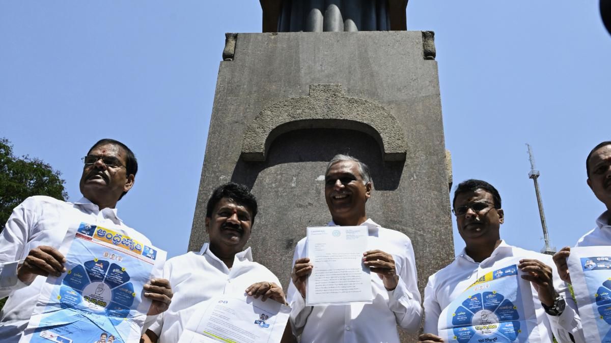 Harish Rao submits his ‘resignation letter’ at the…