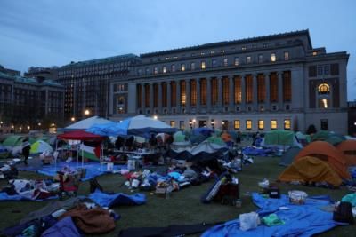 Columbia University Negotiations With Protesters Continue Amid Encampment