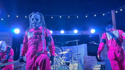 "This year is 1999 right here!" Watch Slipknot break out new masks, classic songs and their brand new drummer at last night's super-intimate, 300-capacity show in Pioneertown, California
