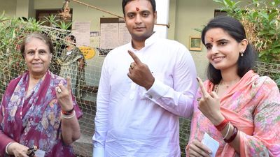 BJP and Congress candidates cast their respective votes, express confidence of victory