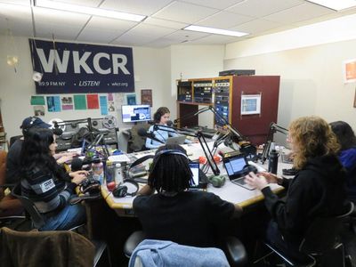 Chaotic and thrilling: Columbia’s radio station is live from the student protests