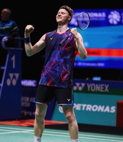 Anders Antonsen Triumphs In Malaysia Open Badminton Semifinals