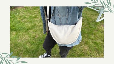 I got Uniqlo's viral £15 crossbody bag – this stunning off-white corduroy version is the perfect spring/summer companion