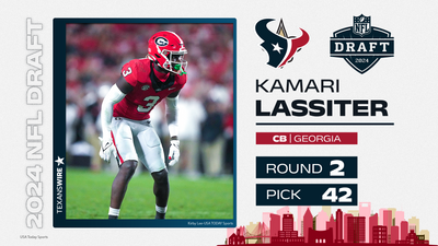 Texans select CB Kamari Lassiter with 42nd overall pick in 2024 NFL draft