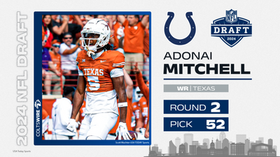 Instant takeaways from Colts selecting Texas WR Adonai Mitchell