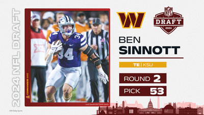 Commanders select Kansas State TE Ben Sinnott at No. 53 overall