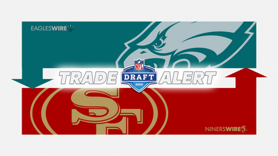 Eagles trade pick No. 86 to the 49ers for picks No. 94 and 132