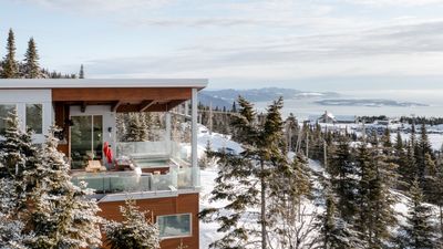 Perron Design’s bespoke mountain retreat in Quebec is a house that thinks it’s a hotel