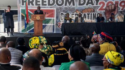 South Africa marks Freedom Day ahead of tense election