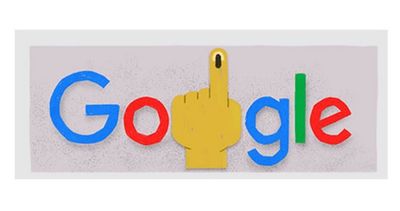 Google Doodle commemorates second phase of Lok Sabha elections 2024 with voting symbol