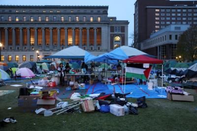 Police Detain 100 At Unauthorized Encampment On Northeastern Campus