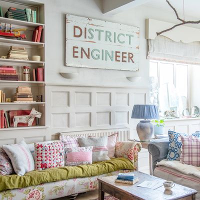 Decorated entirely with salvaged and vintage finds, this converted bakery is a lesson in creative upcycling