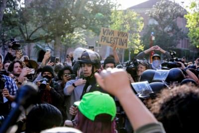 USC Campus Vandalized By Encampment Group