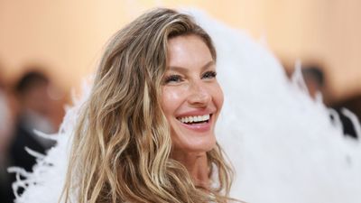 Gisele Bündchen's high-contrast kitchen island showcases a striking trend for 2024 – designers love its simple elegance