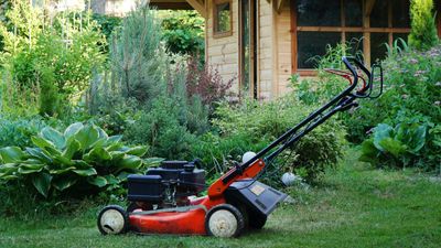 Can you store a lawnmower outside?