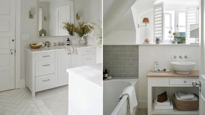 10 white small bathroom ideas that will perk up your space