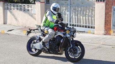 Spy Shots: This Could Be the 2026 Triumph Street Triple