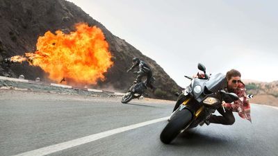 Mission: Impossible's Motorcycle Stunt Rig is Something You Have to See