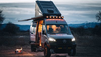 Could this be the most expensive camper van ever created? It's well-prepped for wild mountain bike adventures but the price is just insane