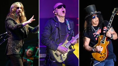 “I never would have dreamed that I would hear this song performed by two of the guitar gods who inspired it”: Joe Satriani and Slash team up for anthemic riffs and “super-intense” solos on wild rock concept epic