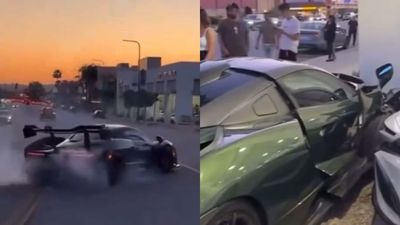 $1.3-Million McLaren Senna Crashes Into Building While Trying to Show Off (Update)